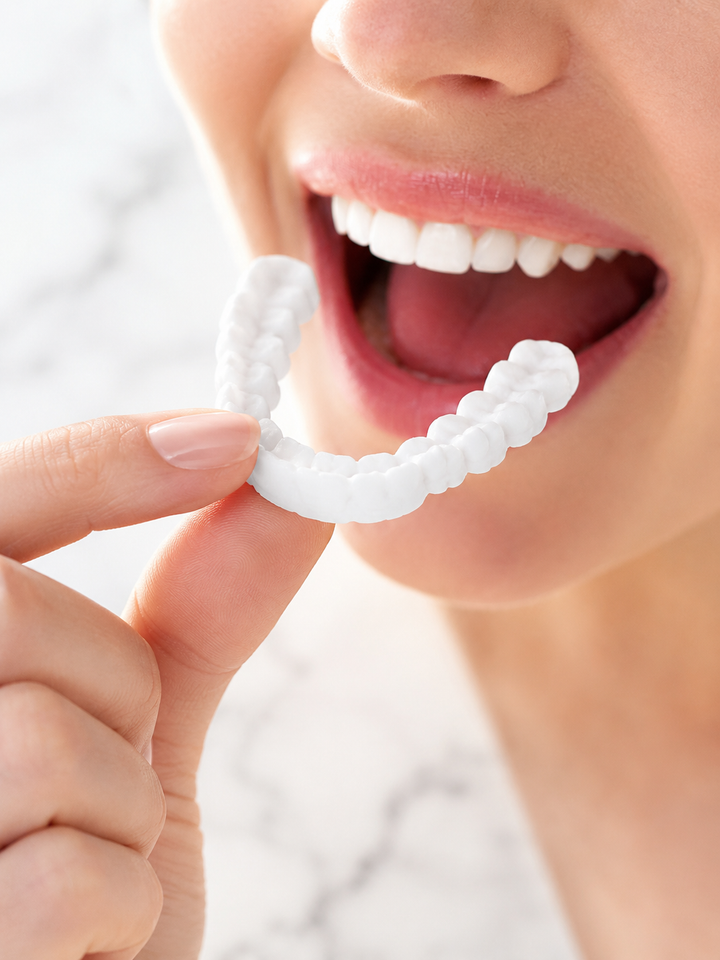 Adjustable Snap‑On Dentures — Realistic Smile in Minutes