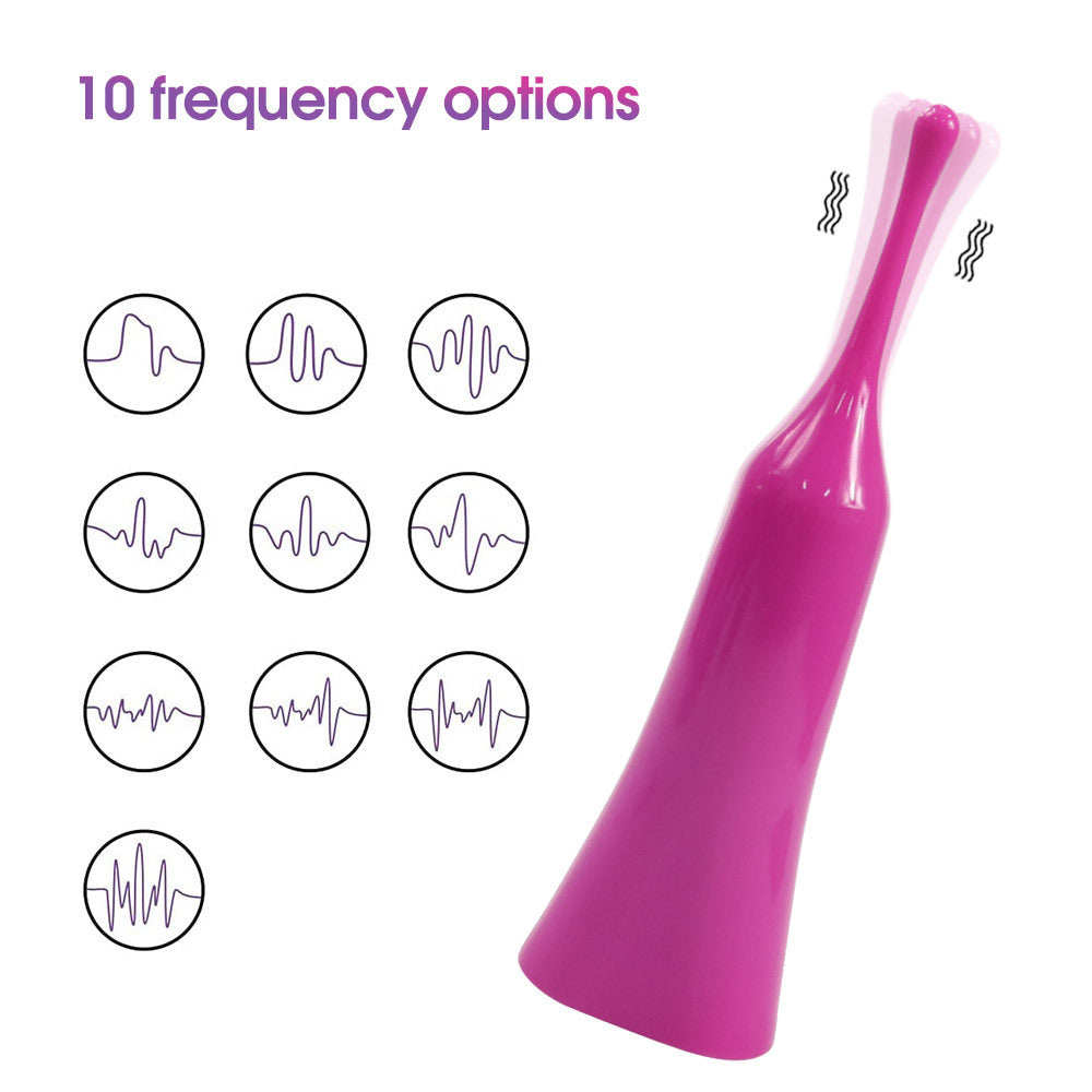 Rechargeable Vibrator with 10 Personalized Settings