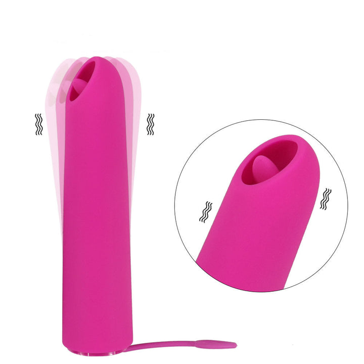 Rechargeable Silicone Vibrator, 10 Adjustable Modes