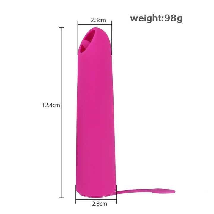 Rechargeable Silicone Vibrator, 10 Adjustable Modes