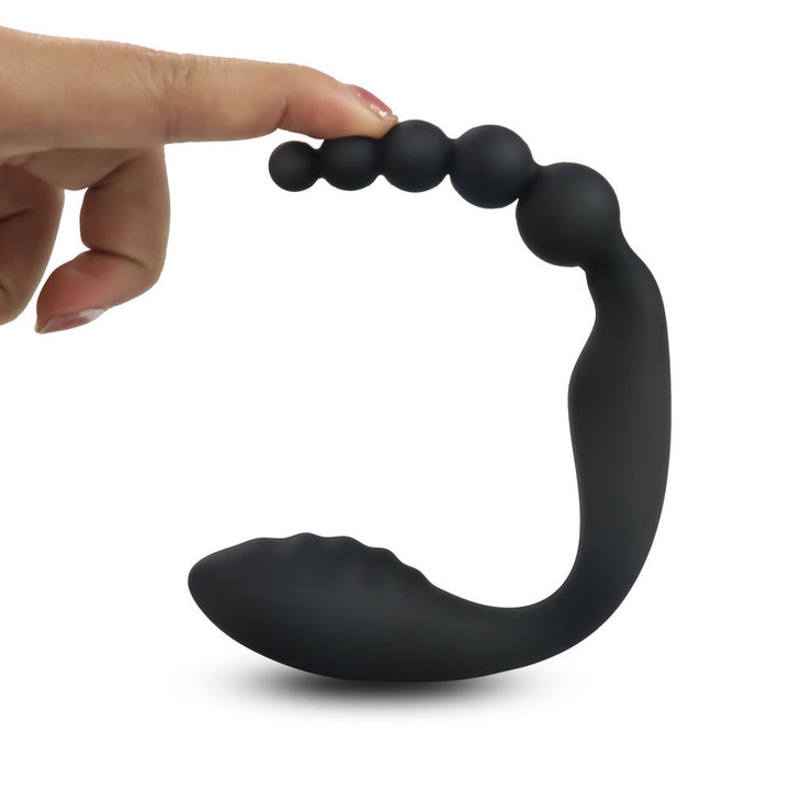 Silicone Anal Bead Plug for Flexible, Varied Stimulation