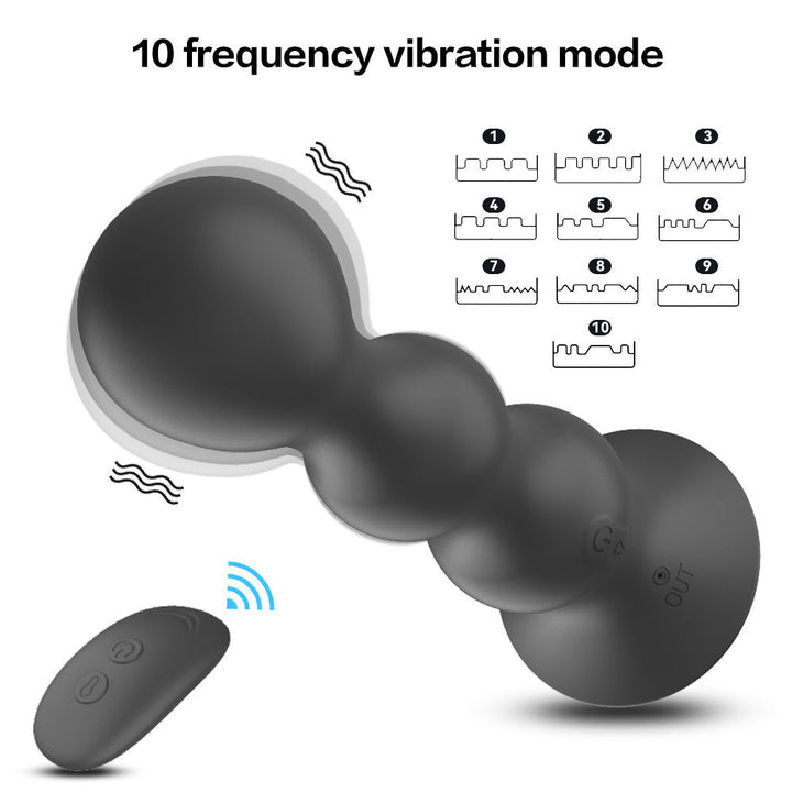 Remote Control Vibrating Anal Plug With 10 Vibration Modes