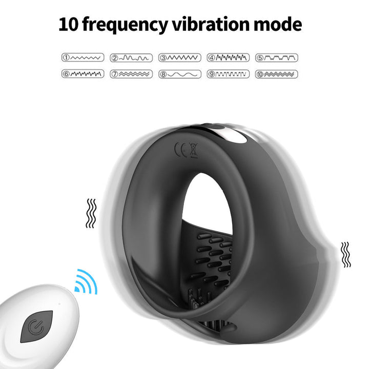 Remote Control Silicone Vibrating Ring for Couples