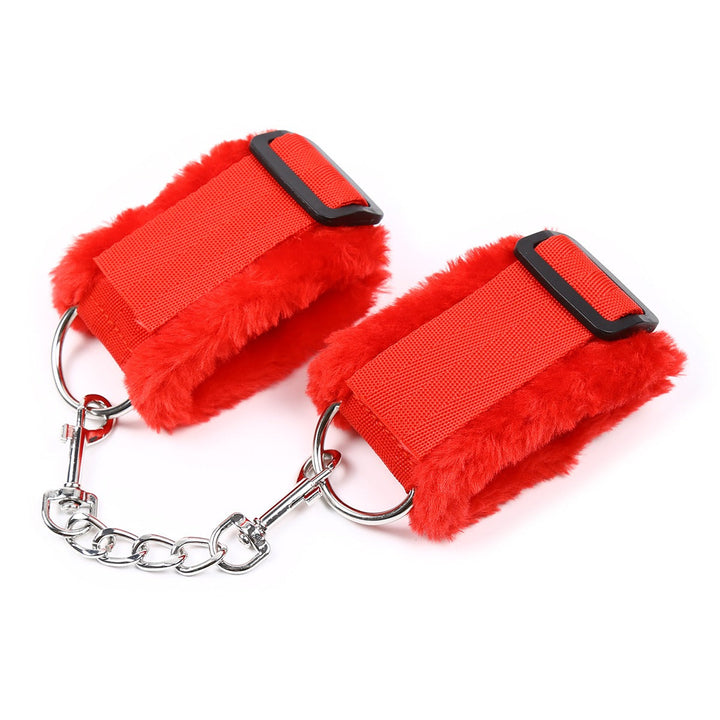 Plush-Lined Restraint Cuffs for Playful Couples