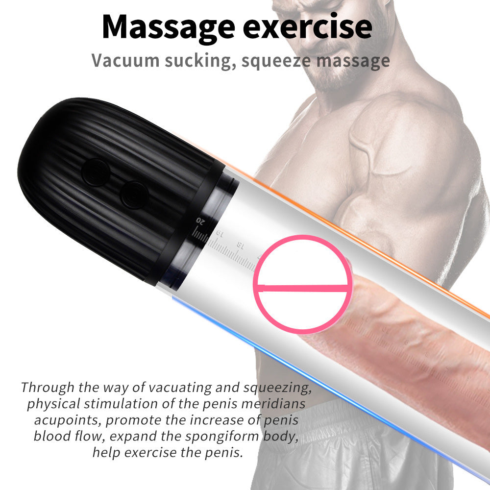 Male Vacuum Massager for Adjustable Private Stimulation