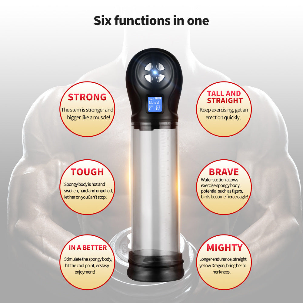 Male Vacuum Massager for Adjustable Private Stimulation
