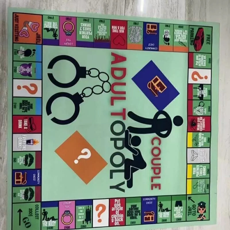 Adultopoly Board Game for Hilarious Couples Date Nights