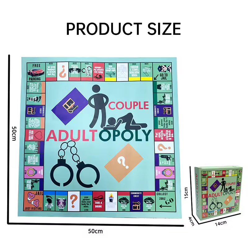 Adultopoly Board Game for Hilarious Couples Date Nights