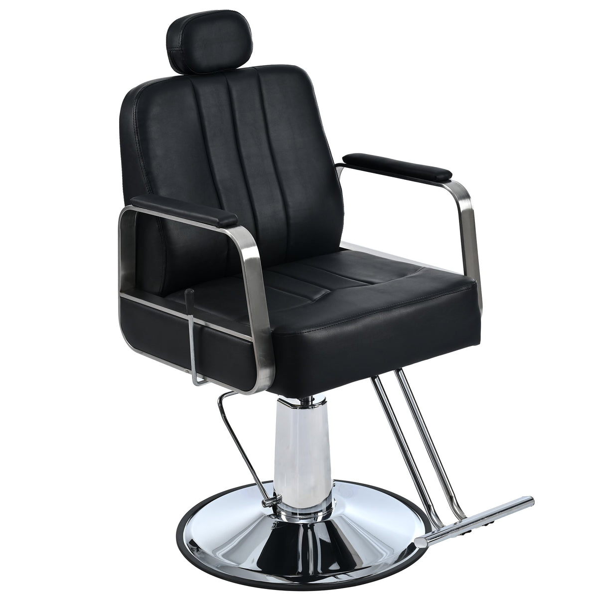 Hydraulic Salon Chair, 400 lb Capacity, 360° Swivel