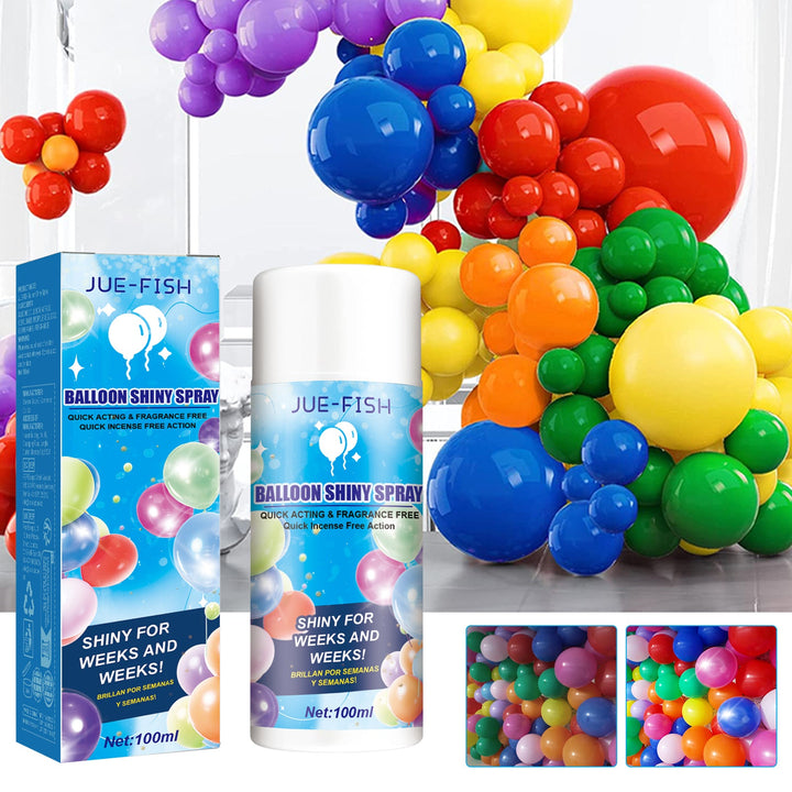 Balloon Shine Spray for Long-Lasting Glossy Displays
