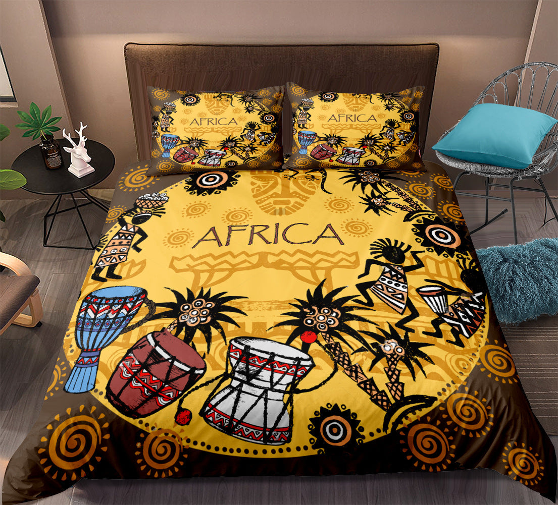 African-Inspired Bedding Set | Bold Cultural Style