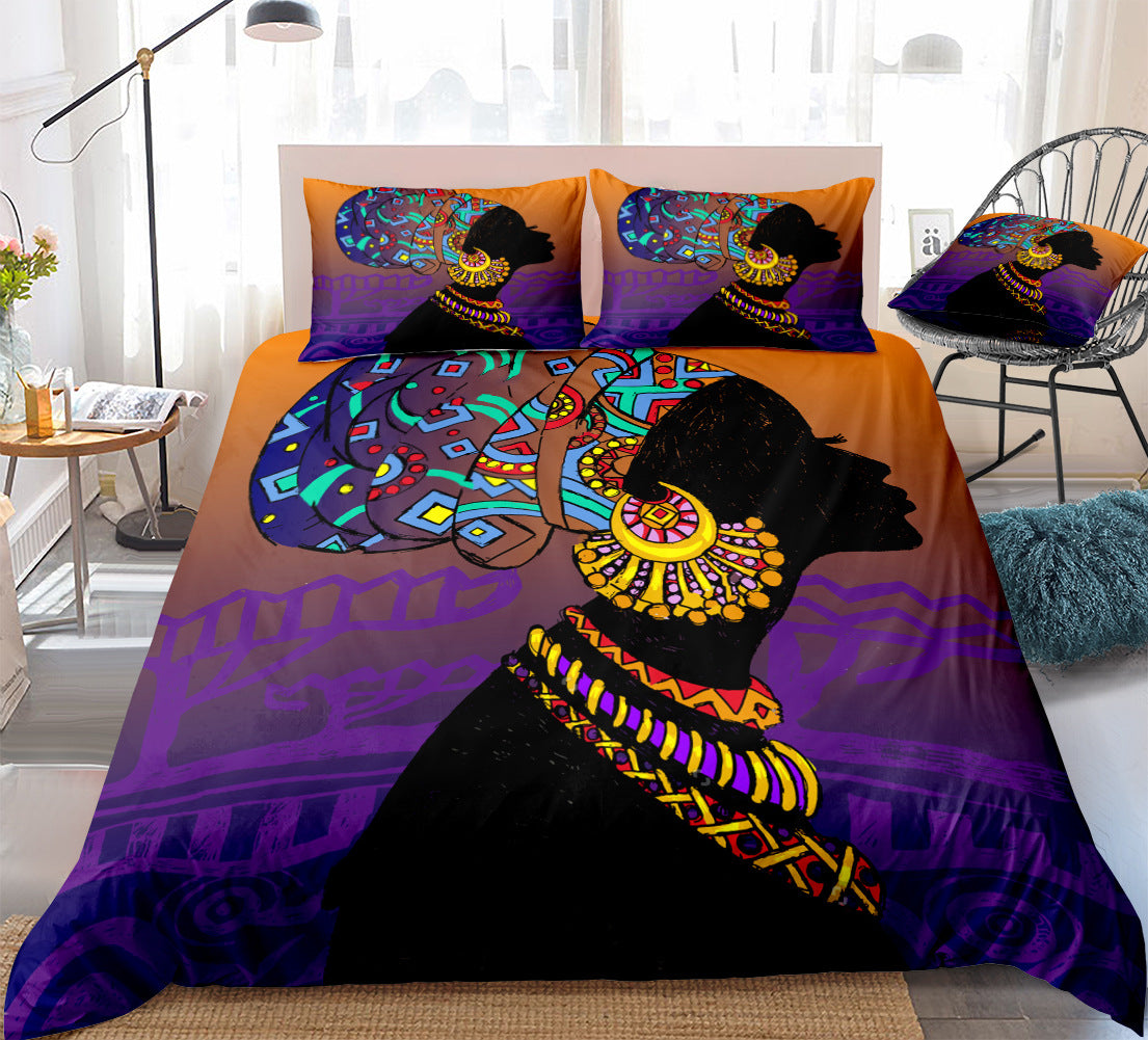 African-Inspired Bedding Set | Bold Cultural Style