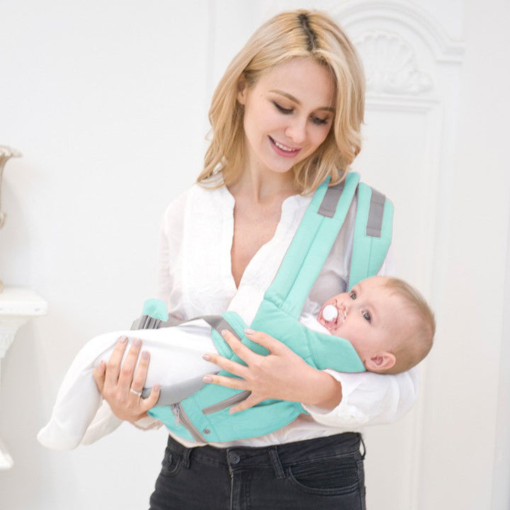 Baby Carrier With Ergonomic Hip Seat & Travel Storage