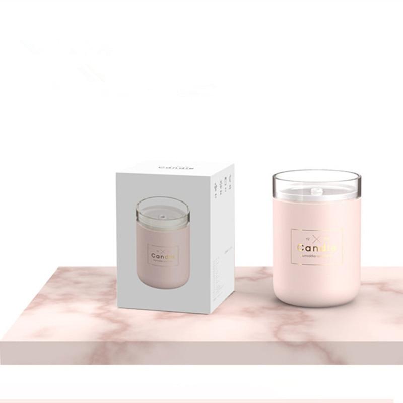 Candle-Style Ultrasonic Humidifier with Warm Ambient Glow
