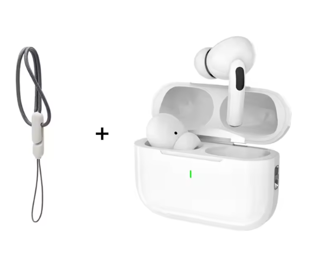 Bluetooth 5.3 Wireless Earbuds with Braided Lanyard