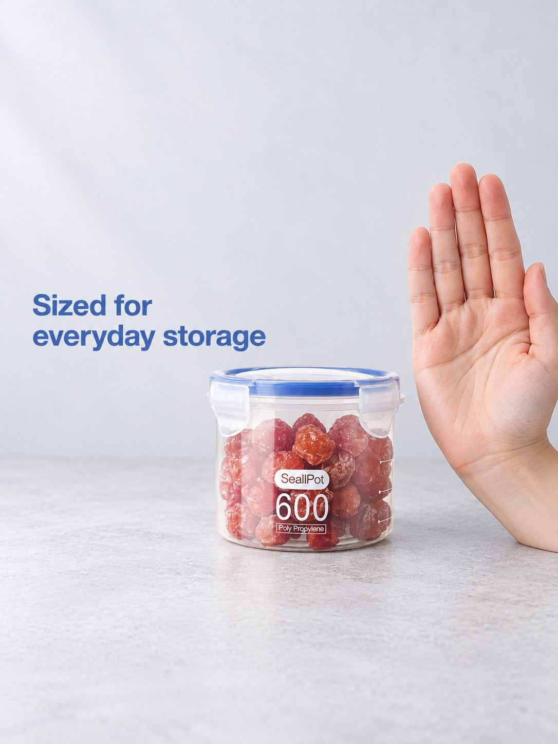 Airtight Food Storage Jars for Grains, Snacks & Cereal
