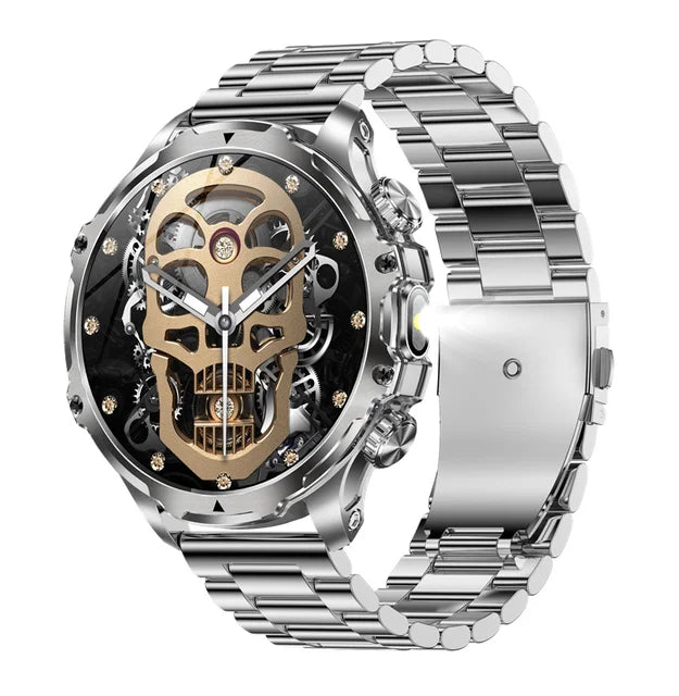 Rugged Smartwatch with LED Flashlight & Bluetooth Calling