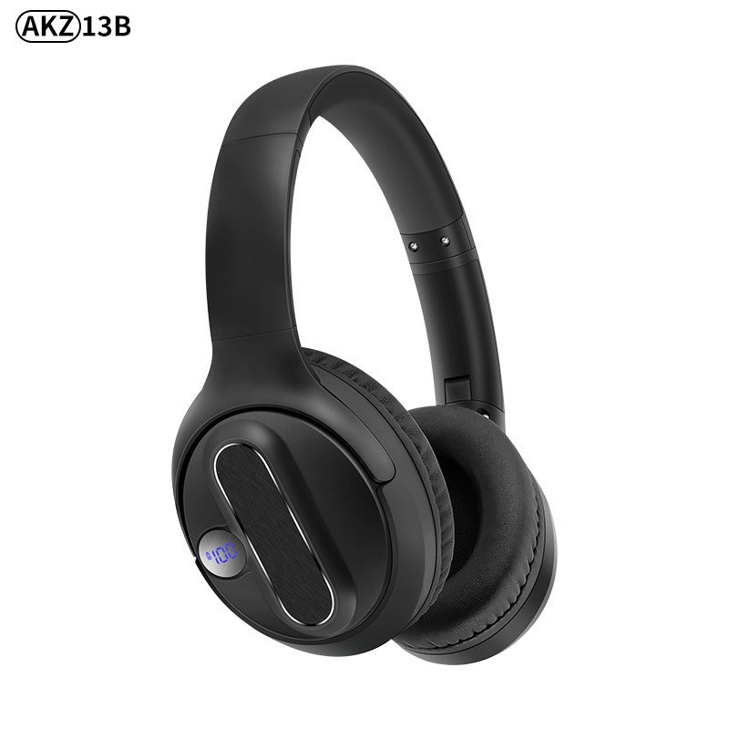 Retro Bluetooth Headphones With LED Battery Display