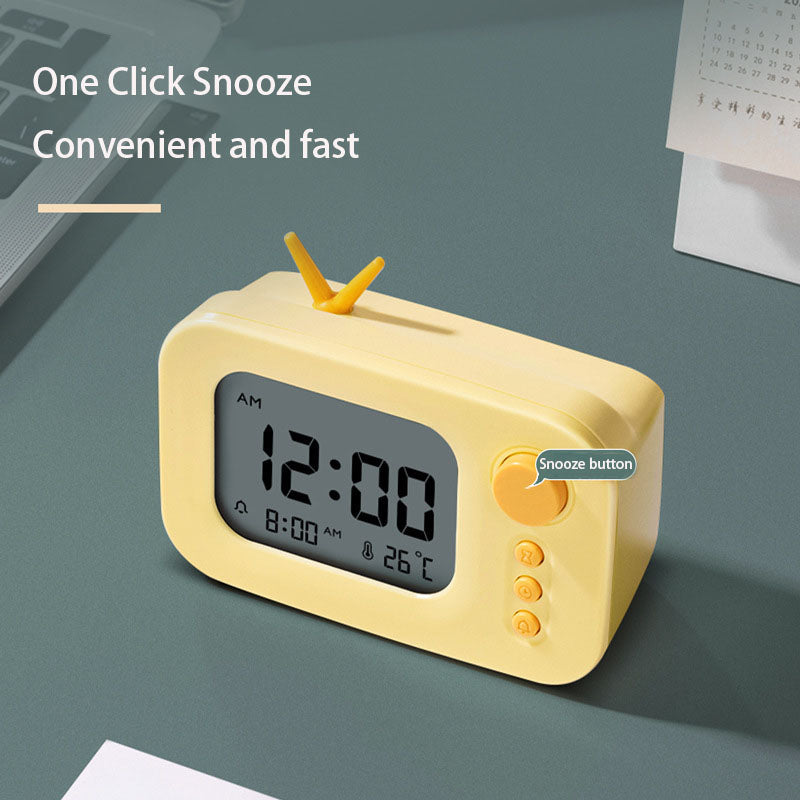 Alarm Clock with Timer, Temperature Display & Snooze