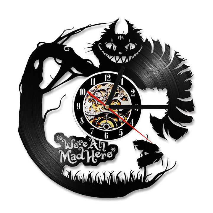 Alice in Wonderland Wall Clock Statement Wall Art