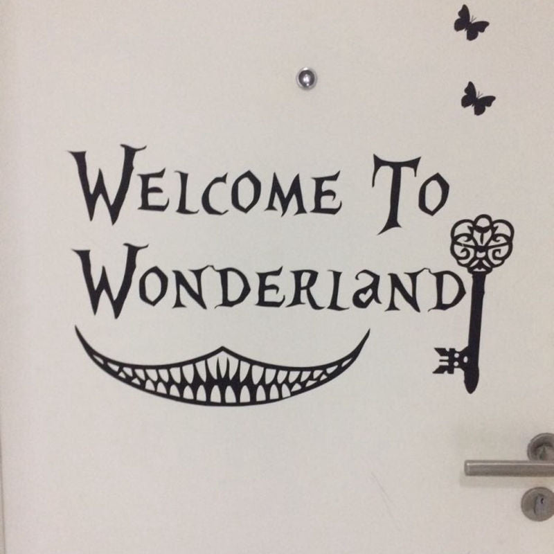Alice in Wonderland Wall Decal Decor for Kids' Rooms