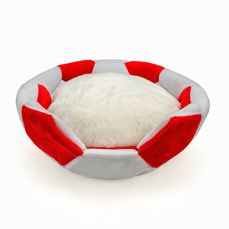 Football Pet Bed for Cozy Cat and Small Dog Lounging