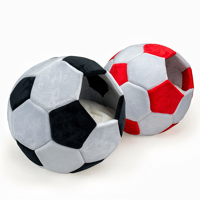 Football Pet Bed for Cozy Cat and Small Dog Lounging
