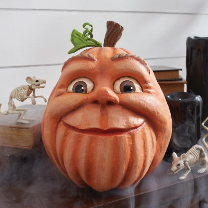 Halloween Pumpkin Head Decoration for Spooky Yards