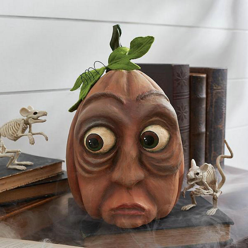 Halloween Pumpkin Head Decoration for Spooky Yards