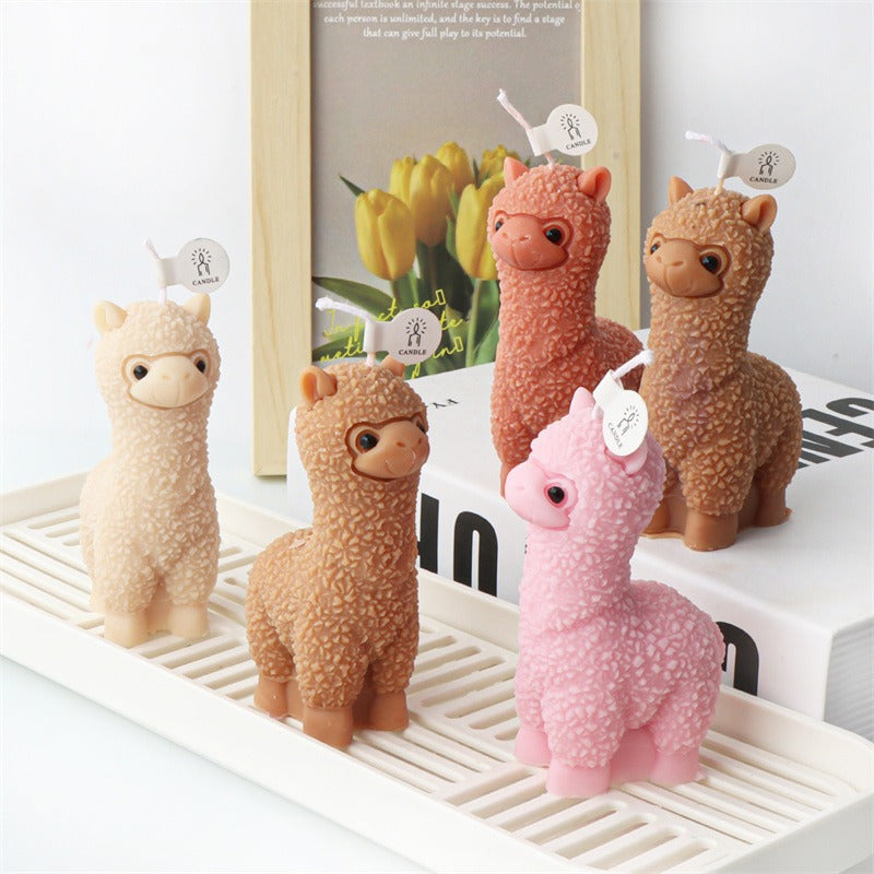 Alpaca Silicone Candle Mold for Detailed DIY Decor