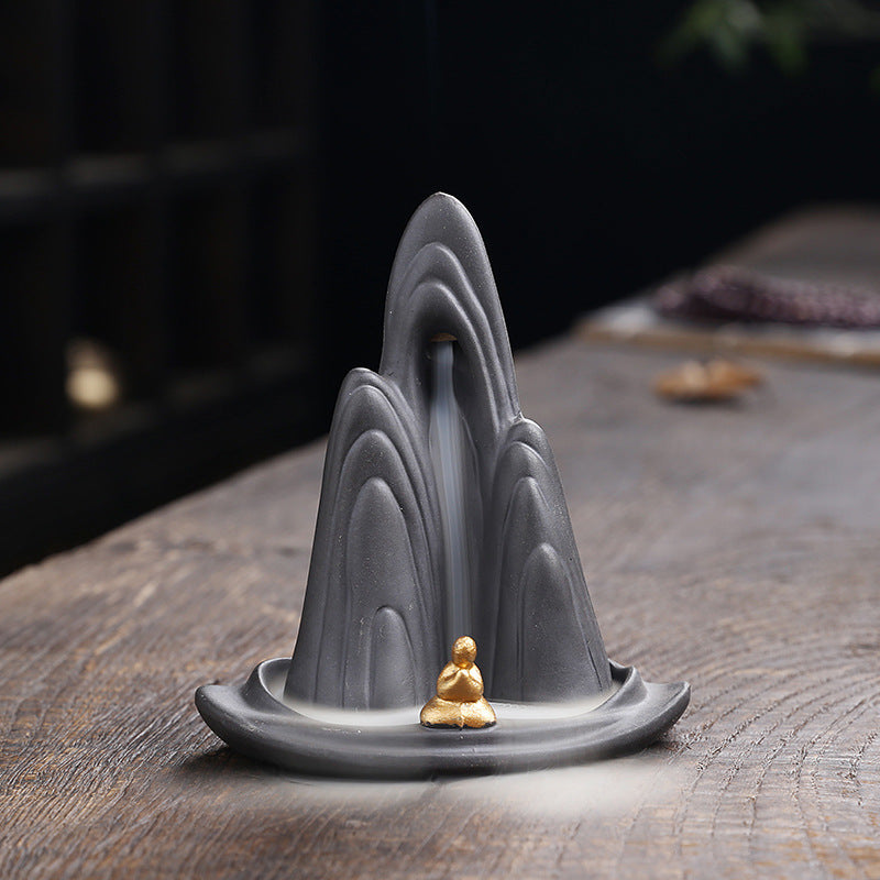 Alpine Backflow Incense Burner for Serene Smoke Flow