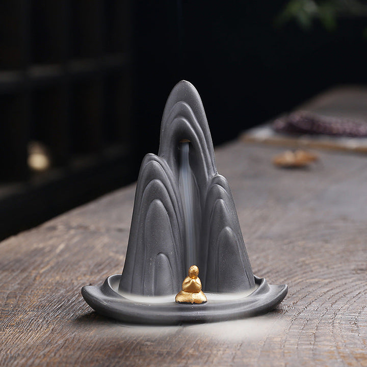 Alpine Backflow Incense Burner for Serene Smoke Flow