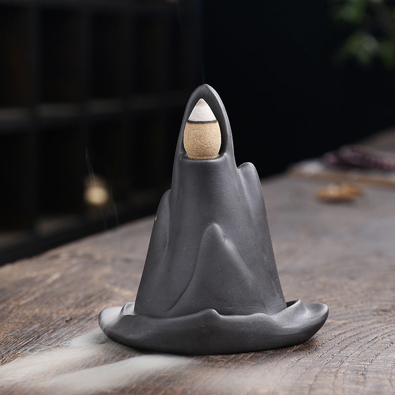 Alpine Backflow Incense Burner for Serene Smoke Flow