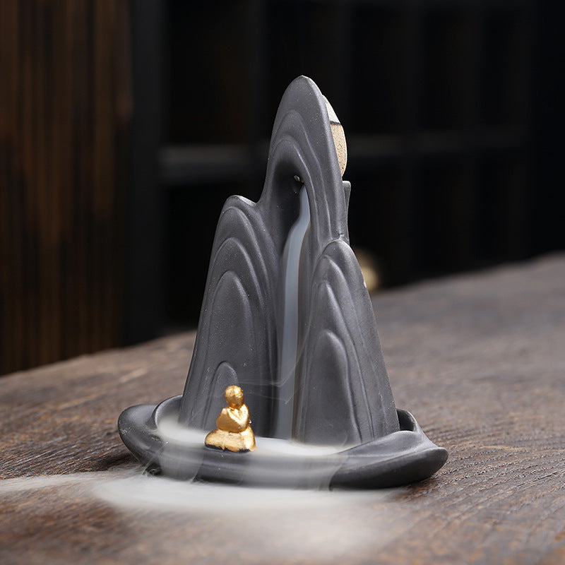 Alpine Backflow Incense Burner for Serene Smoke Flow
