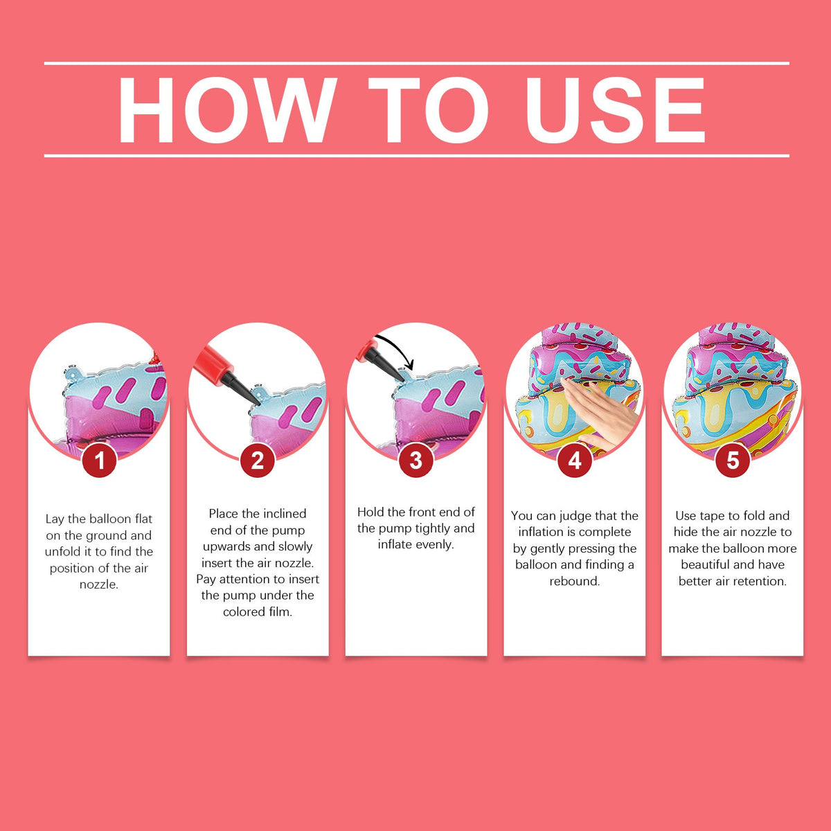 Themed Party Balloon Set With Hand Pump For Celebrations