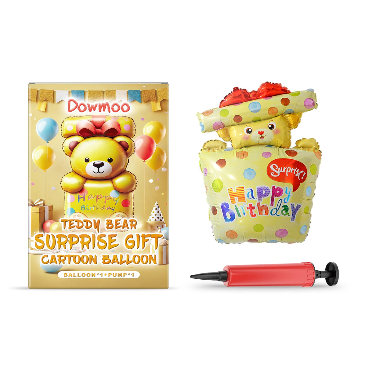 Themed Party Balloon Set With Hand Pump For Celebrations