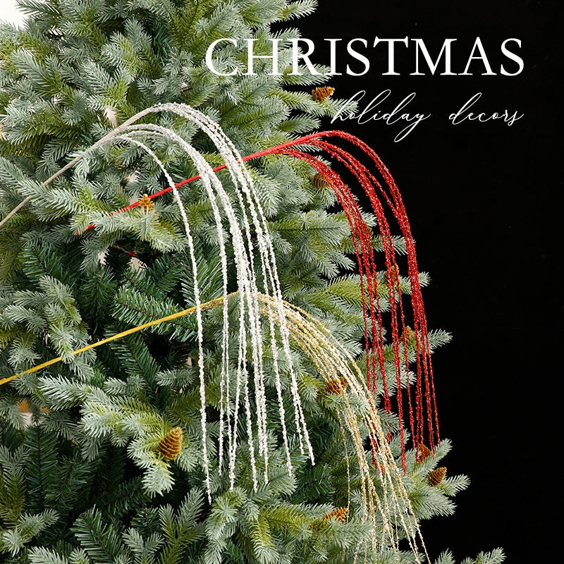 Christmas Tree Sprays — Cascading Sequin Sparkle