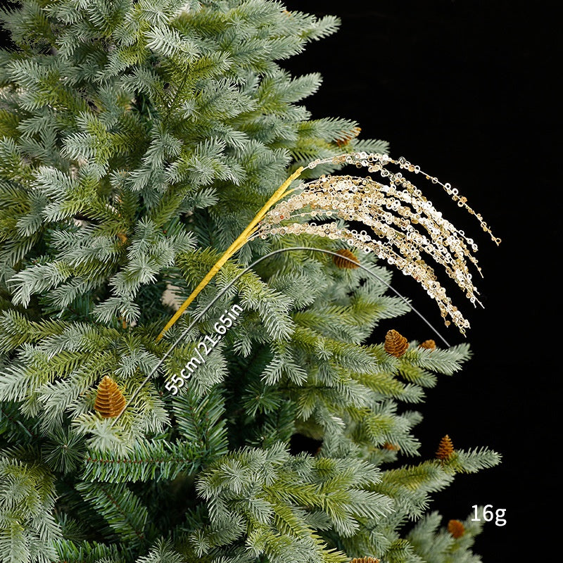 Christmas Tree Sprays — Cascading Sequin Sparkle