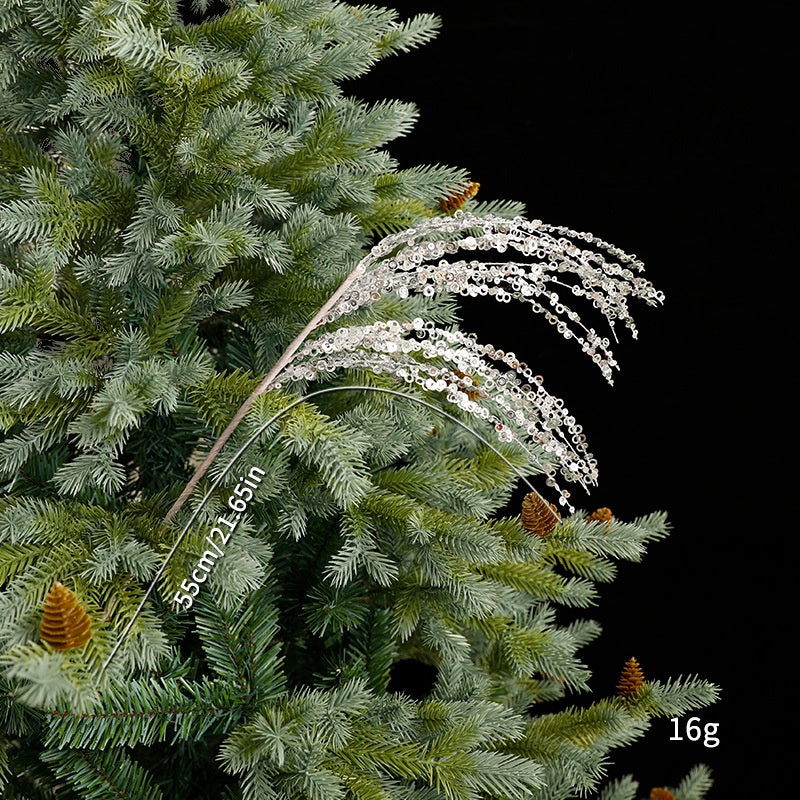 Christmas Tree Sprays — Cascading Sequin Sparkle