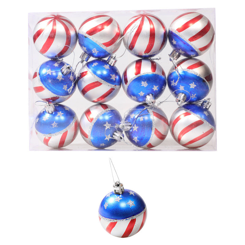 Patriotic Hanging Ornaments for Festive Holiday Displays