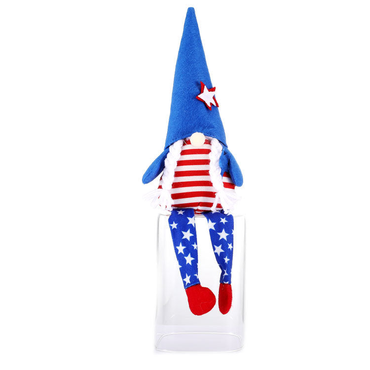 Patriotic Plush Gnome Decor for Independence Day Displays