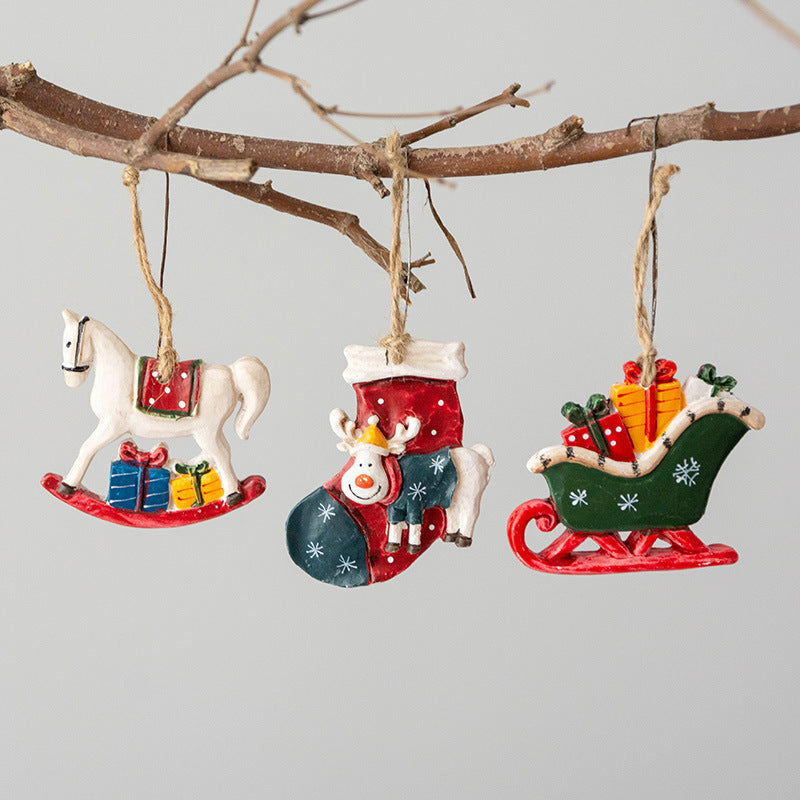 Retro Christmas Ornament Set for Nostalgic Tree Decor