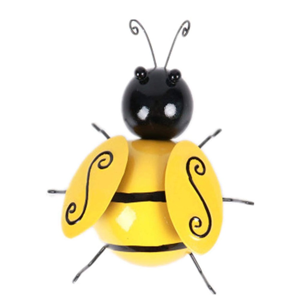 Metal Bee Wall Decor Set of 4 for Rustic Garden Charm