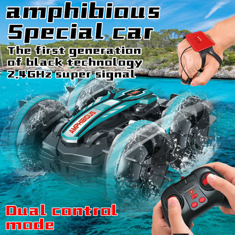 Amphibious Stunt RC Car for Off-Road Water Adventures