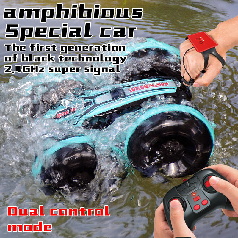 Amphibious Stunt RC Car for Off-Road Water Adventures