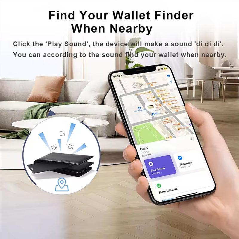 Android Bluetooth Tracker Card for Finding Lost Wallets