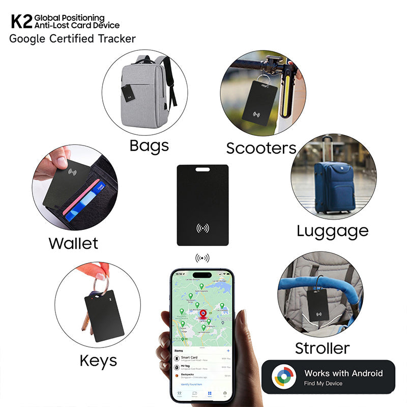 Android Bluetooth Tracker Card for Finding Lost Wallets