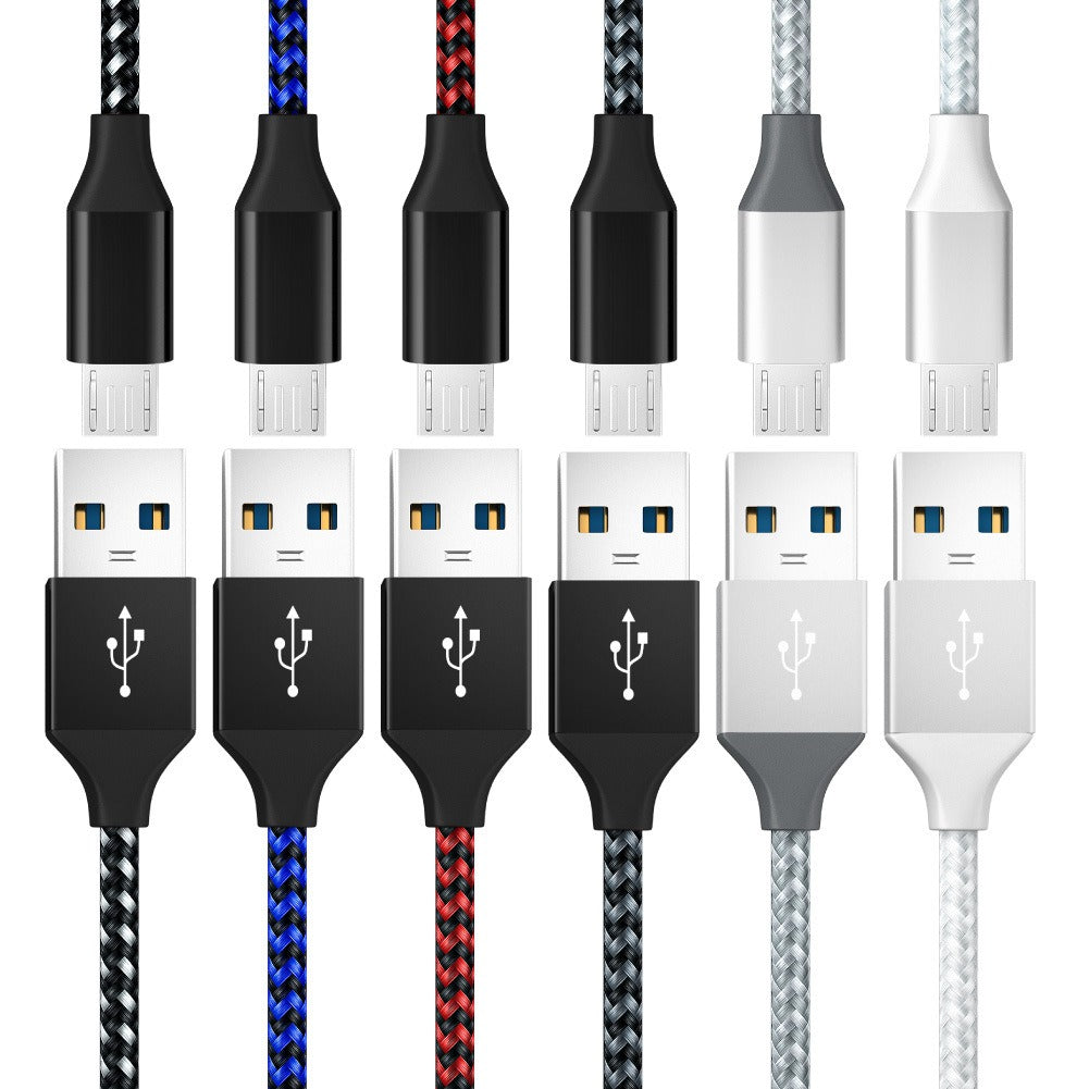 Braided Micro-USB Charging Cable for Android Phones