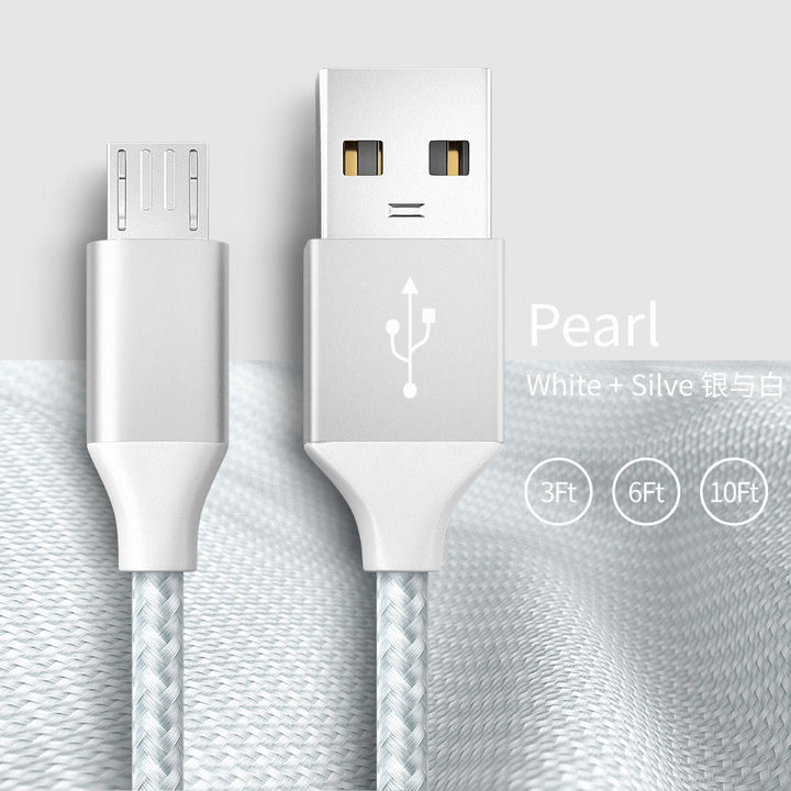 Braided Micro-USB Charging Cable for Android Phones