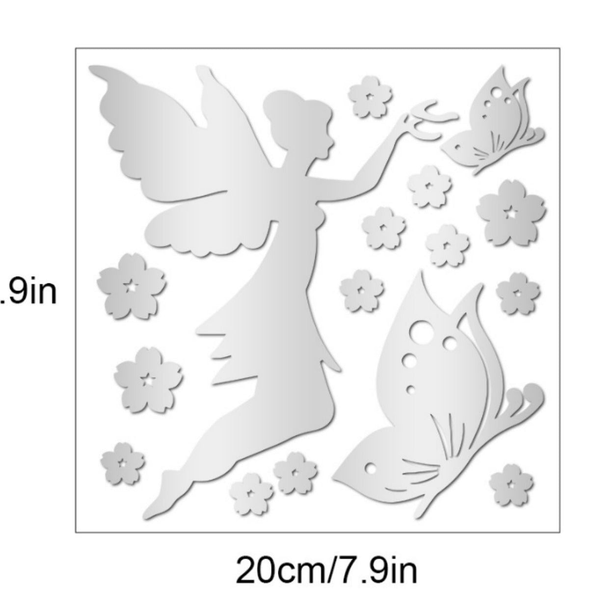Acrylic Mirror Wall Stickers for Light-Catching Decor
